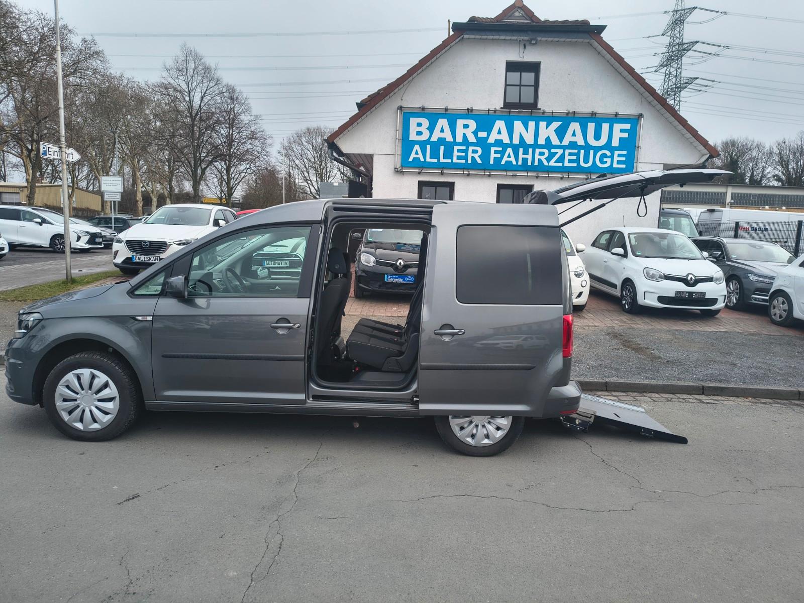 Volkswagen Caddy PKW°Rollstuhl AMF-Bruns°NAVI°