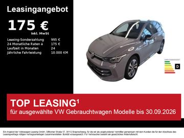Volkswagen Leasingangebot: Volkswagen Golf VIII ENERGY 1.5 eTSI DSG ACC+AHK+KAMERA+LED