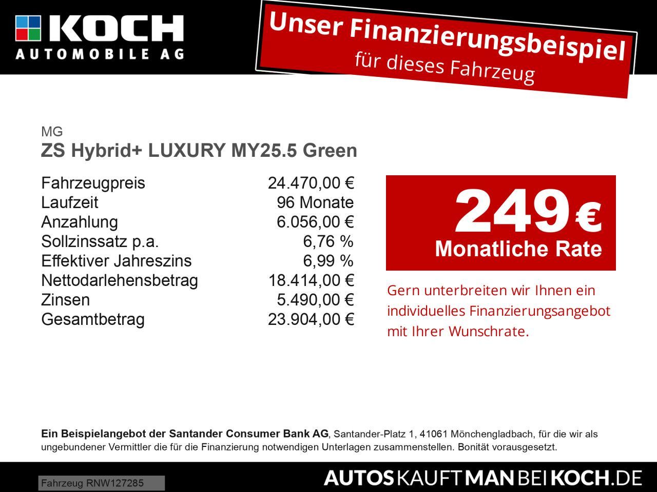 MG ZS Hybrid+ LUXURY MY25.5 360 SHZ LHZ Kamera Nav imagem 2