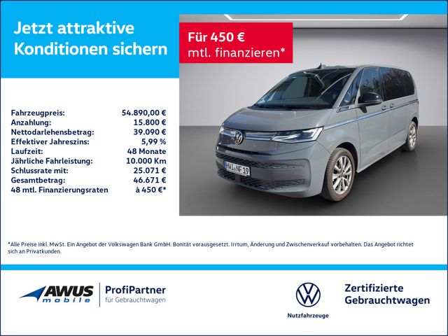T7 Multivan Style KÜ 2.0TDI 110kW, ACC, Kamera