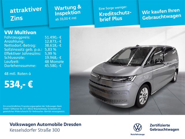 Volkswagen T7 Multivan 2.0 TDI DSG Style AHZV Navi LED Kame