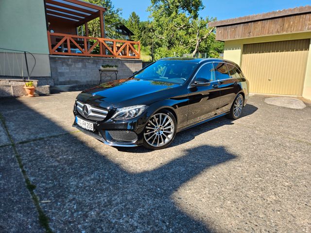 MERCEDES-BENZ C 300 T AMG / AHK / Scheckheft / Sportabgasanlag