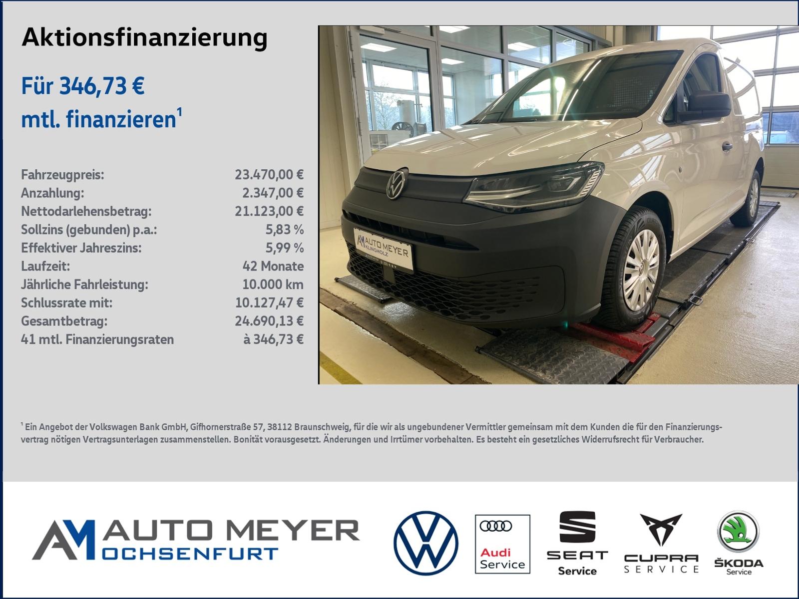 Volkswagen Caddy Cargo 2.0 TDI LED SH PDC  Ganzjahresbereif