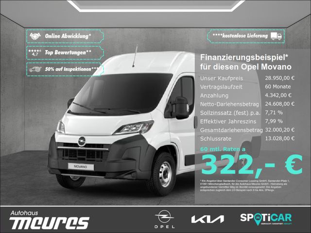 Opel Movano C Cargo HKa L2H2 3,3t Klima USB PDC Radio