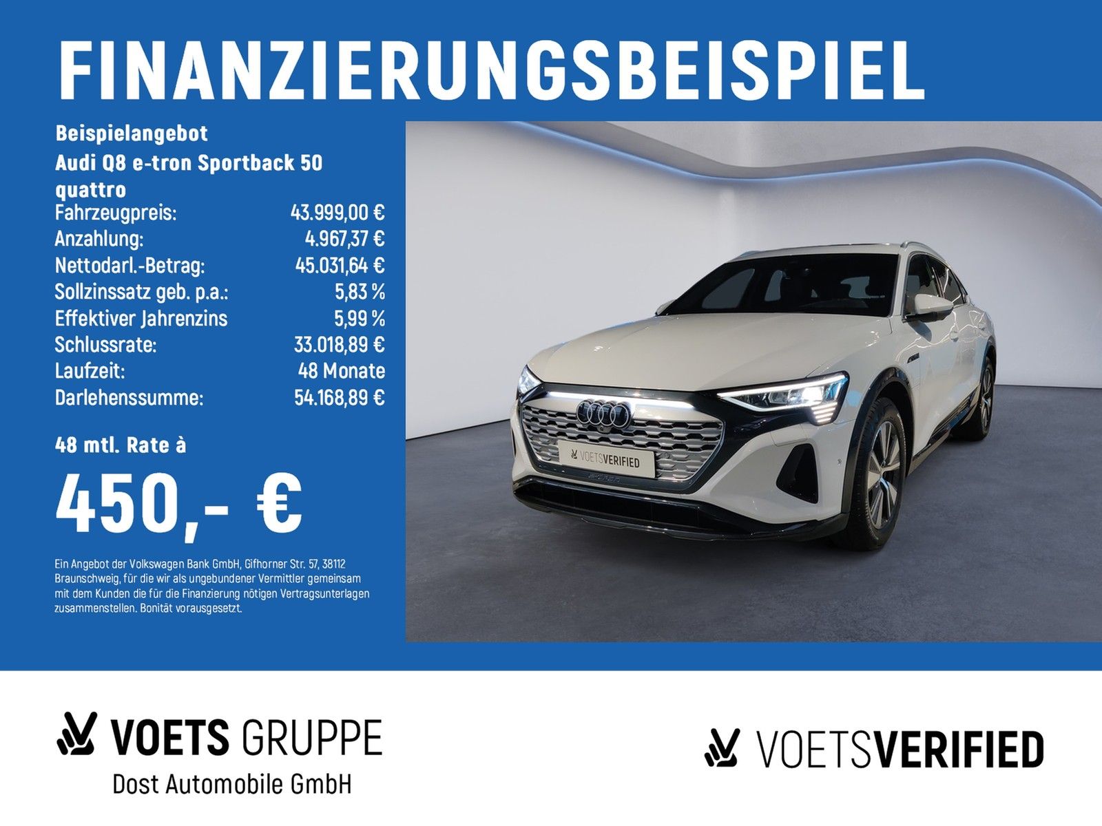 Audi Q8 e-tron Sportback 50 quattro advanced HuD PANO foto 1