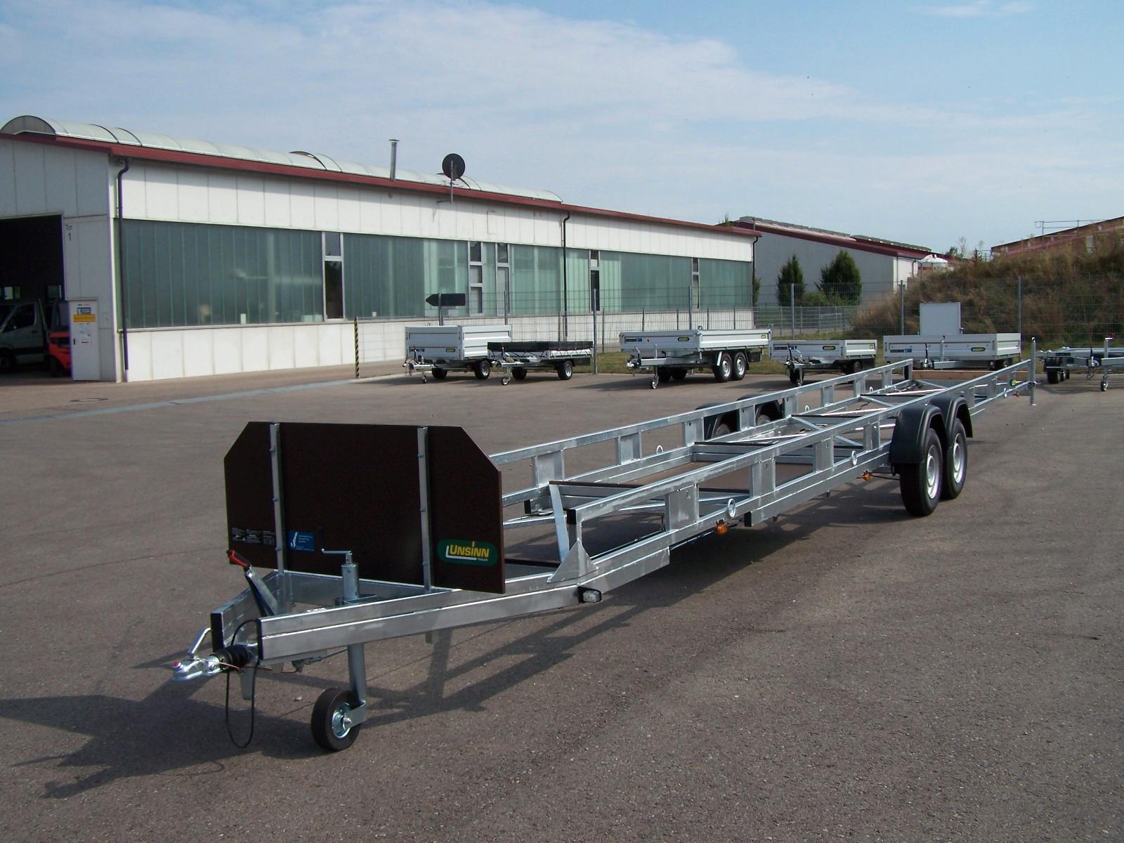 Unsinn 2,6 to Tandem ROHRANHÄNGER mit Ladungssicherungs