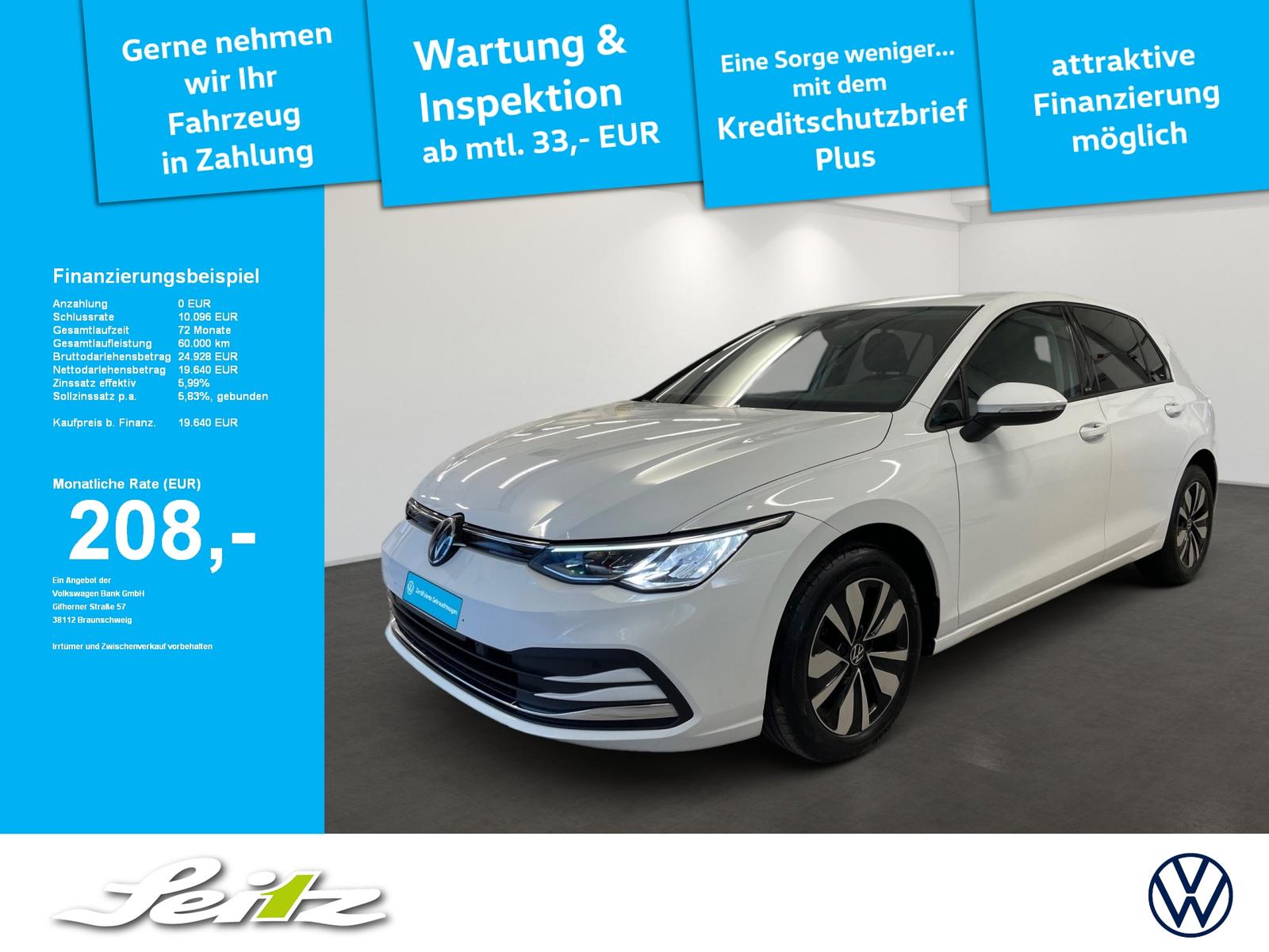 Volkswagen Golf VIII 2.0 TDI Move *AHK*PARKSENSOR*LED*