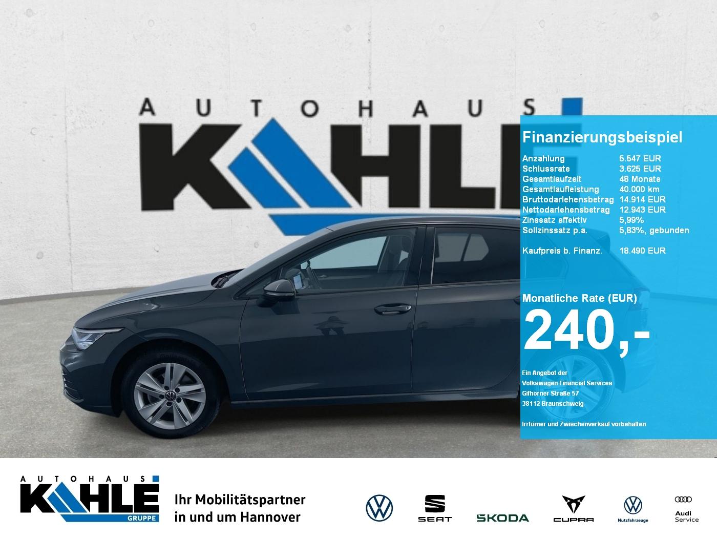 Volkswagen Golf VIII Lim. 2.0 TDI Life ACC LED Navi Virt