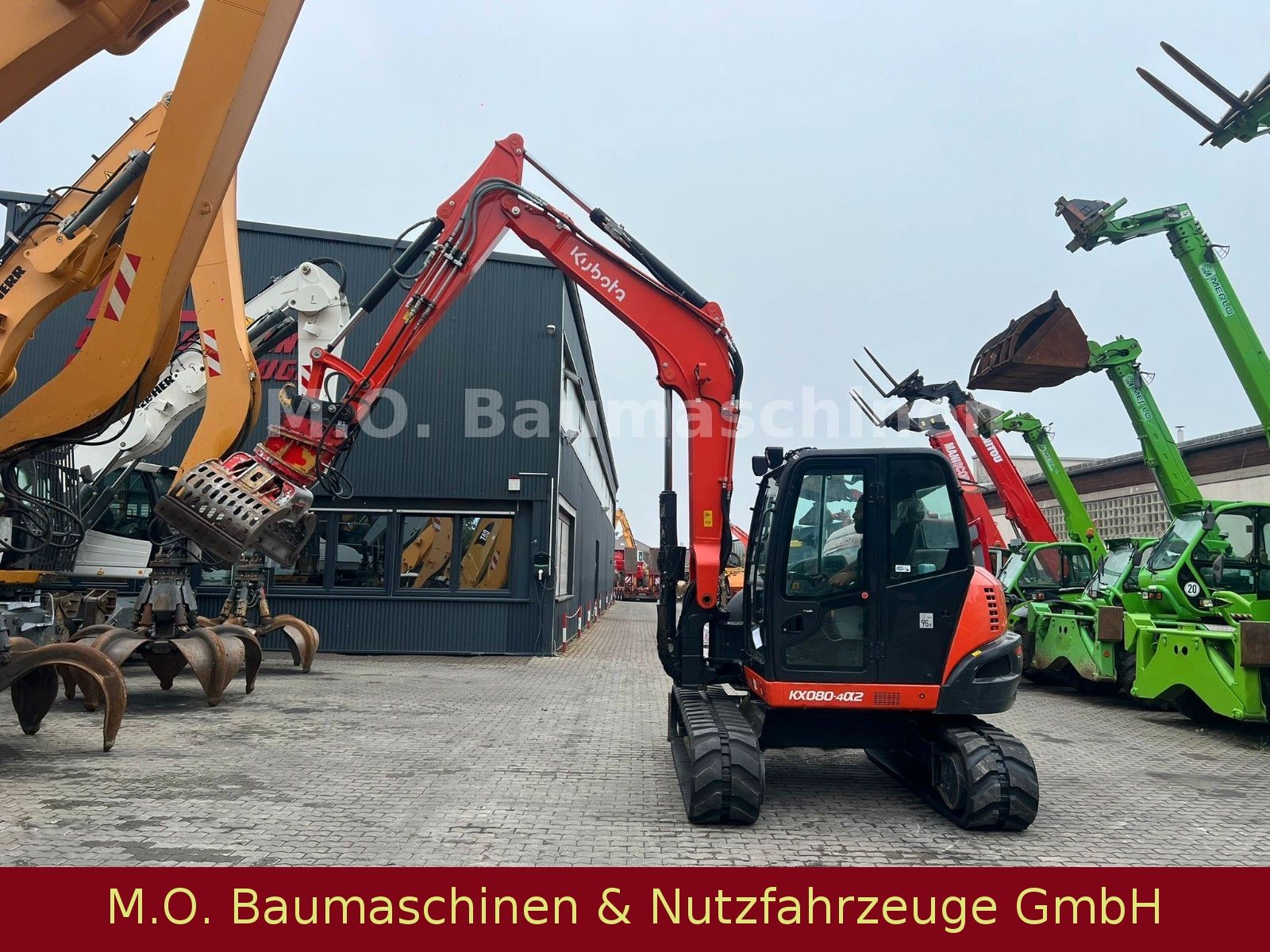 Fahrzeugabbildung Kubota Kubota KX 080 -4a2 / Rotar RG 9N Sortiergreifer/