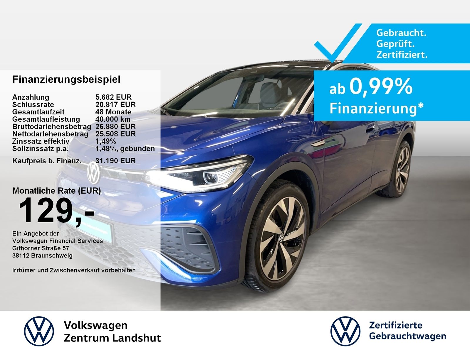 Volkswagen ID.5 Pro Automatik ACC MATRIX LED KlimaA Navi