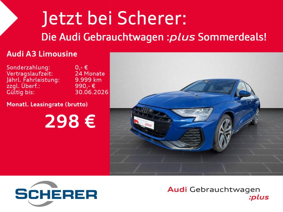 Audi A3 Limousine S Line 30 TFSI S tronic AHK RFK NAV