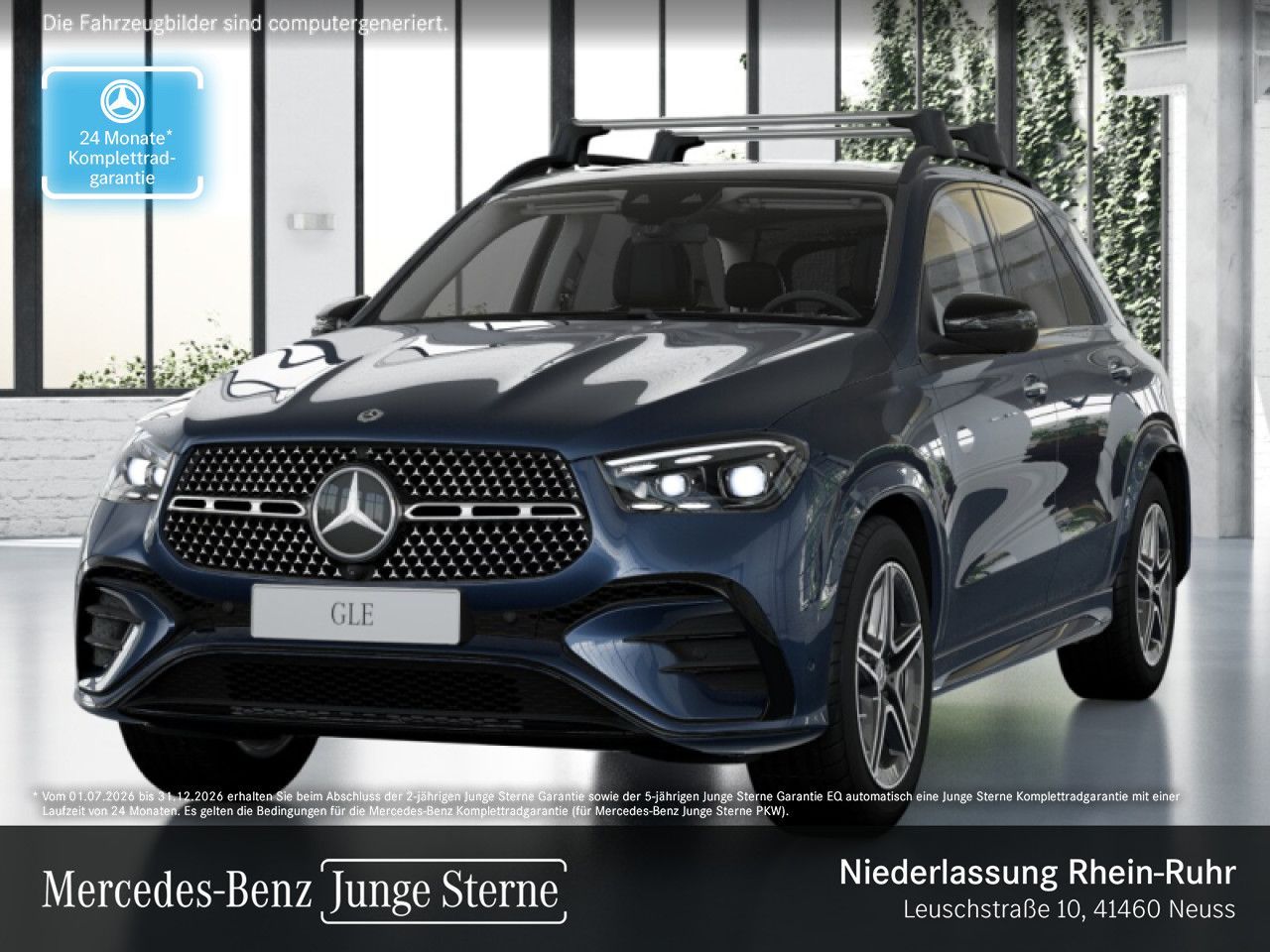 Mercedes GLE 450 2023, 3.0 benzīns, Automāts, SUV/Apvidus, Zils — Latvijā