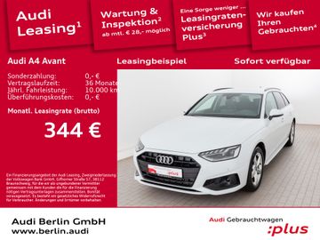 Audi Leasing Angebot: Audi A4 Avant Advanced 35 TFSI S tr. HUD PDC AHK NAVI