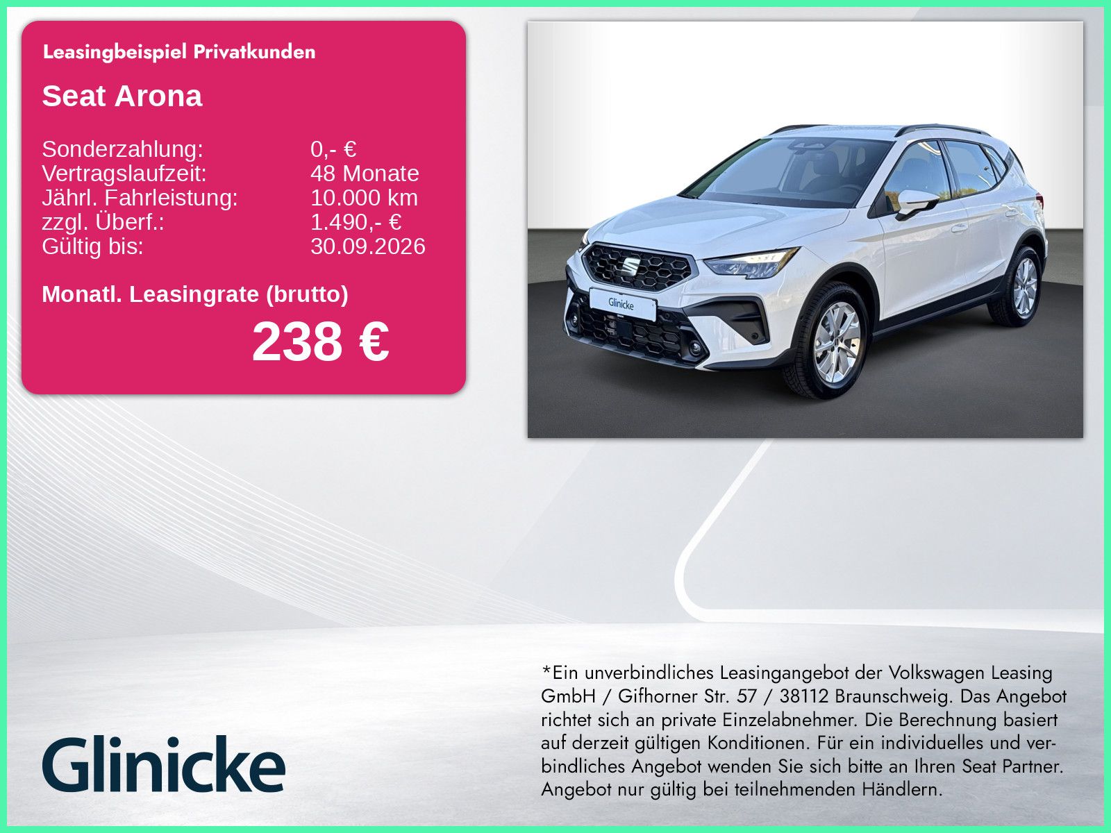 Seat Arona Style 1.0 TSI DSG, RFK, NAVI