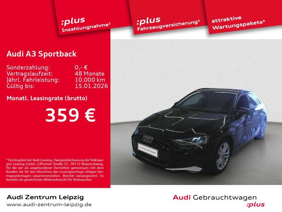 Audi A3 Sportback 35 TFSI advanced S tro. *Navi*AHK*