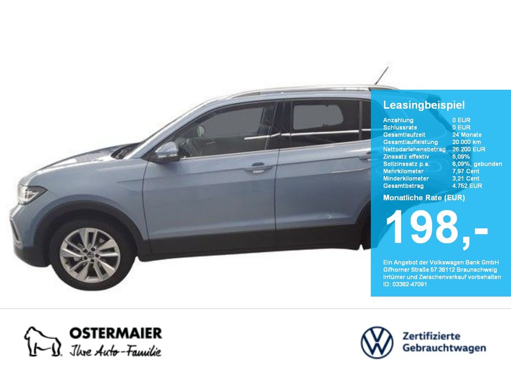 T-Cross STYLE 1.0TSI 116PS DSG ACC.5J-G.AHK.KAME