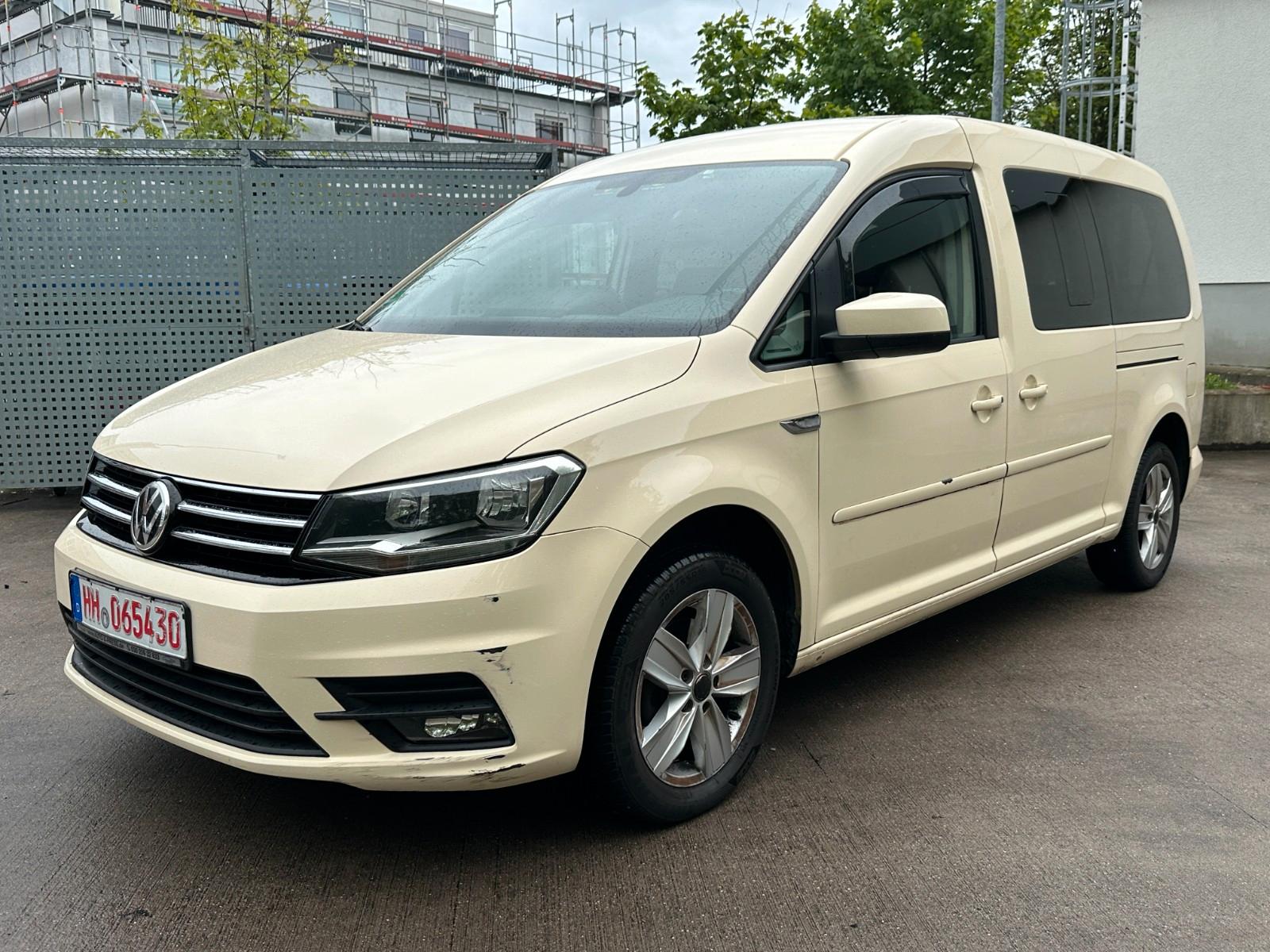 Volkswagen Caddy Maxi-7 Sitze-Rollstuhl-DSG-ACC-TÜV