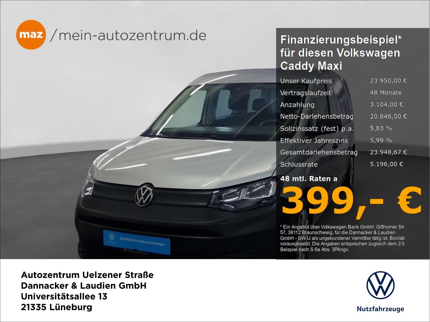 Volkswagen Caddy Maxi Kombi 1.5 TSI Eco Profi Comp. Audio P