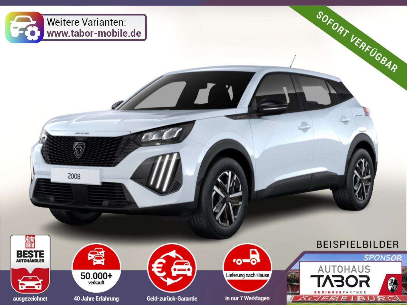 Peugeot 2008 Style Kam Nav SHZ PDC CarP LED Klimaauto BT