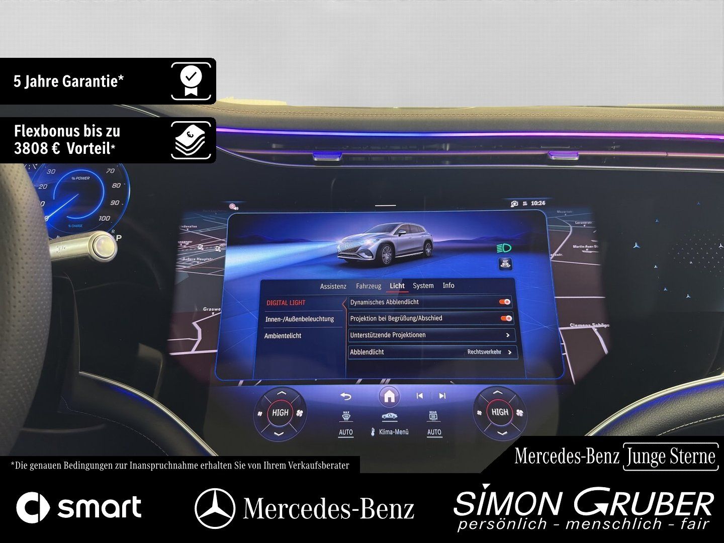 Fahrzeugabbildung Mercedes-Benz EQS 450+ SUV AMG Massage Sitzklima AHK 118Kwh