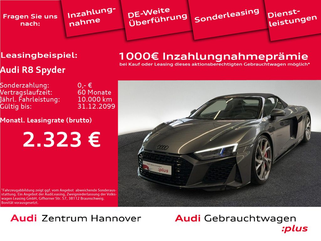 Audi R8 Spyder performance 5.2 FSI quattro Laser B&O