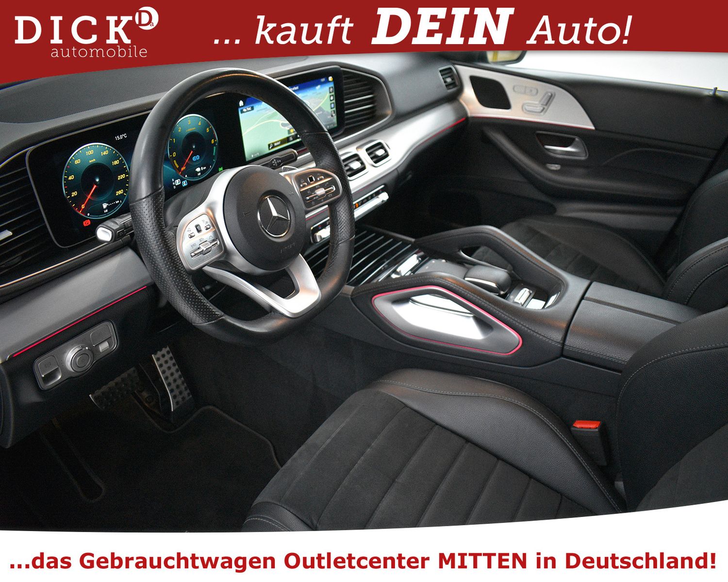 Fahrzeugabbildung Mercedes-Benz GLE350de 2X AMG Line NIGHT+AIRM+PANO+STNDHZ+360+