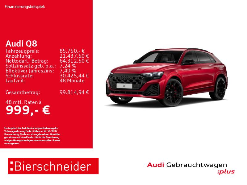 Audi Q8 55 TFSIe qu S-Line Business AHK LASER B&O LUF