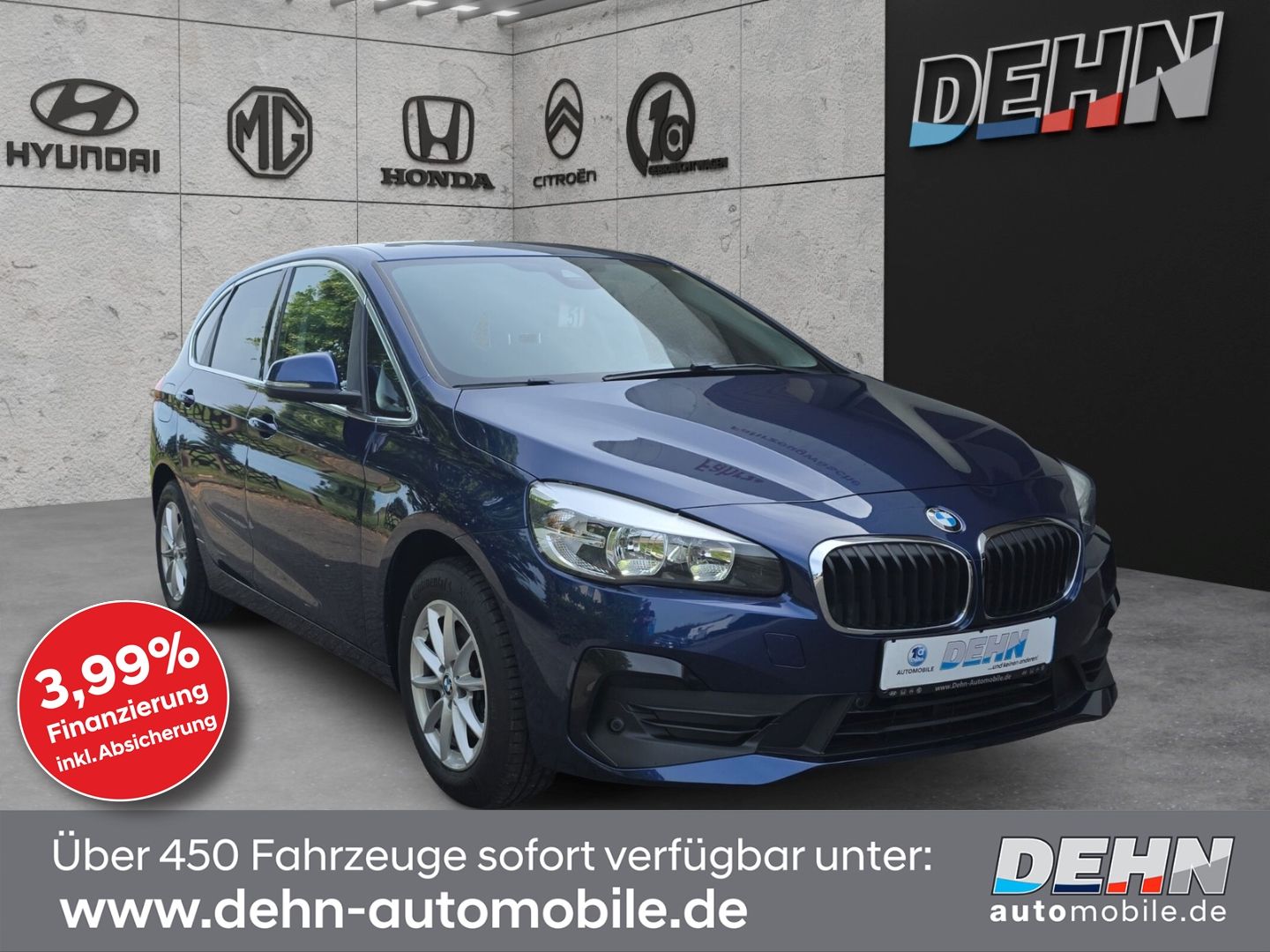 BMW 218 Active Tourer Advantage Panorama PDC SHZ DAB