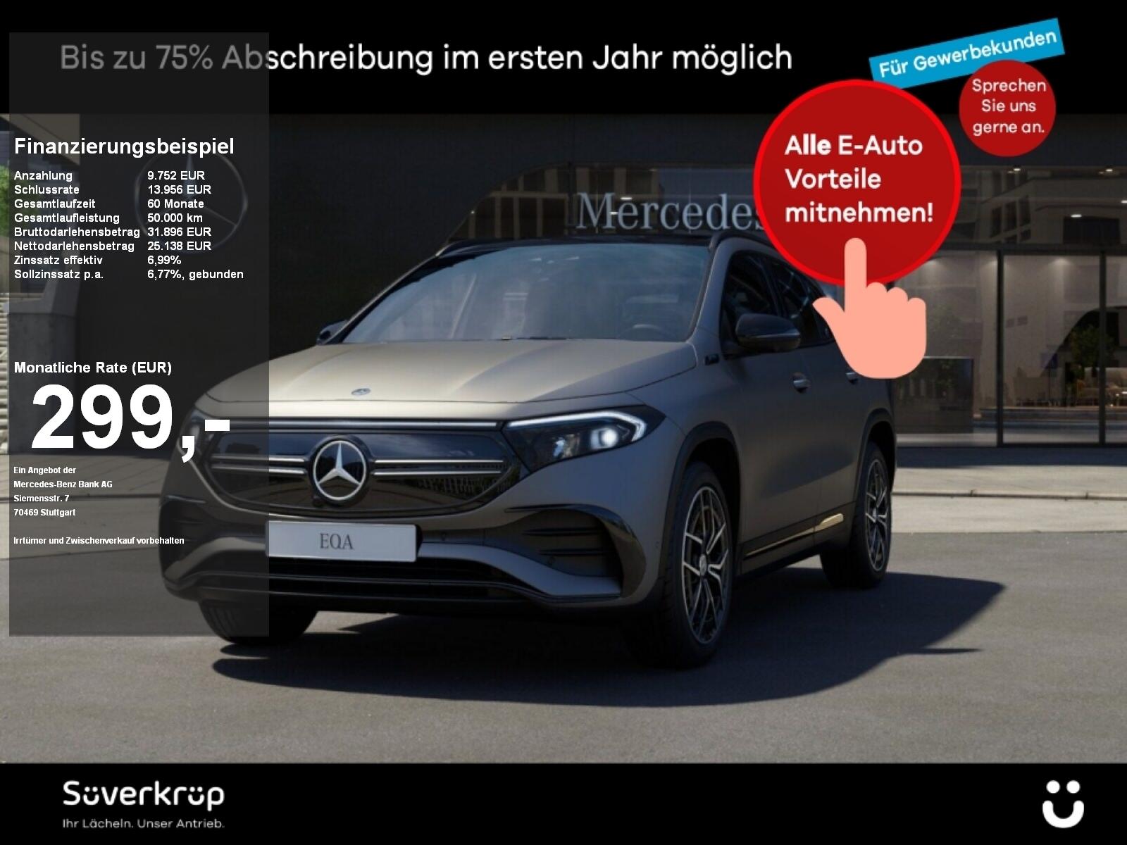 Mercedes-Benz EQA 250 AMG BURM NIGHT PREMIUM MEMO 360 AHK PANO