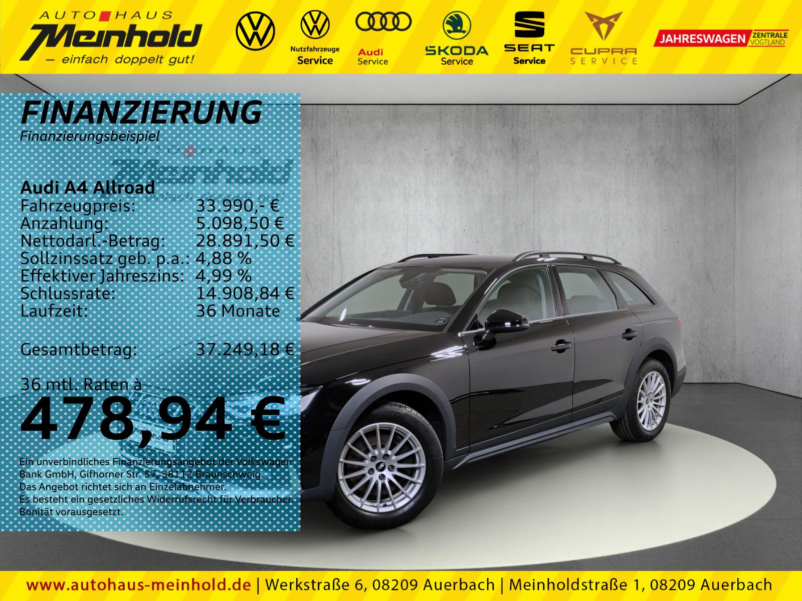 Audi A4 allroad quattro 45 TFSI S tronic, AHK, MMI