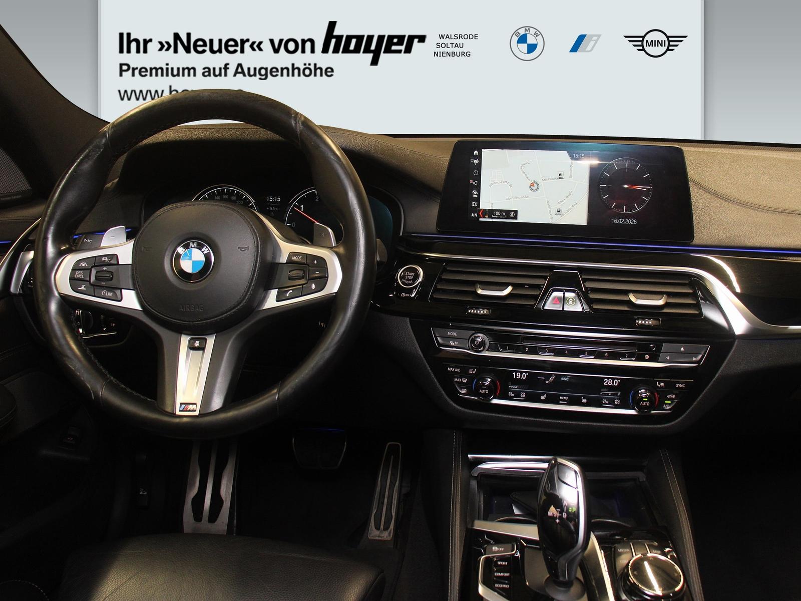 BMW 640d xDrive Gran Turismo M Sportpaket Head-Up