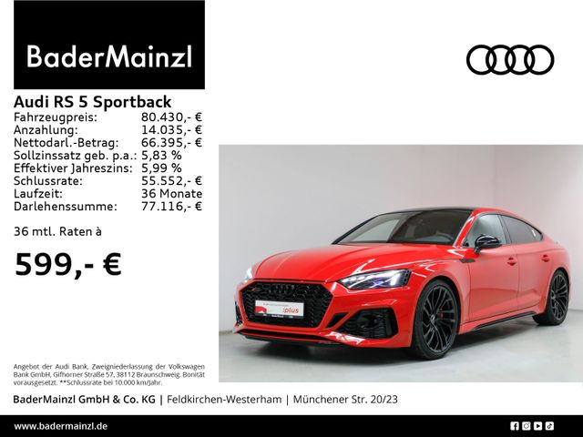 Audi RS 5 Sportback Pano 280km/h Matrix B&O HUD 360°