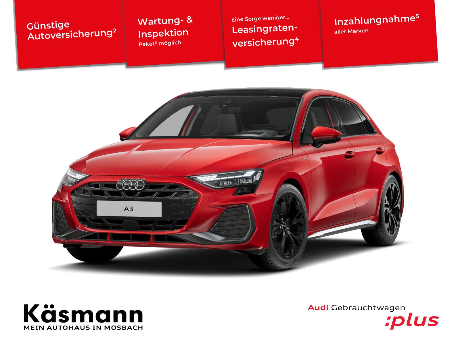 Audi A3 Sportback S line 30TFSI AHK HUD PANO SONOS