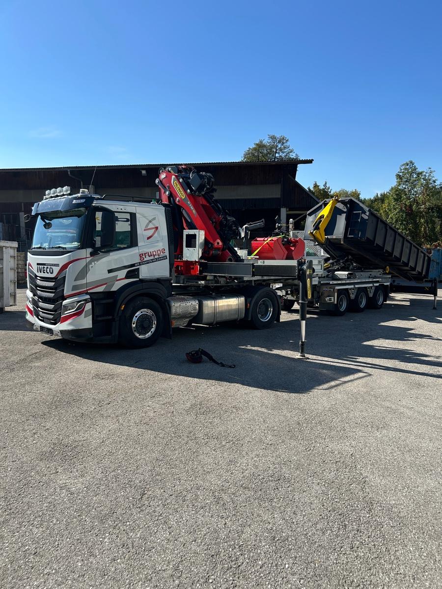 Iveco Palfinger PK 37.002 TEC 7 Kranachsen Abroller