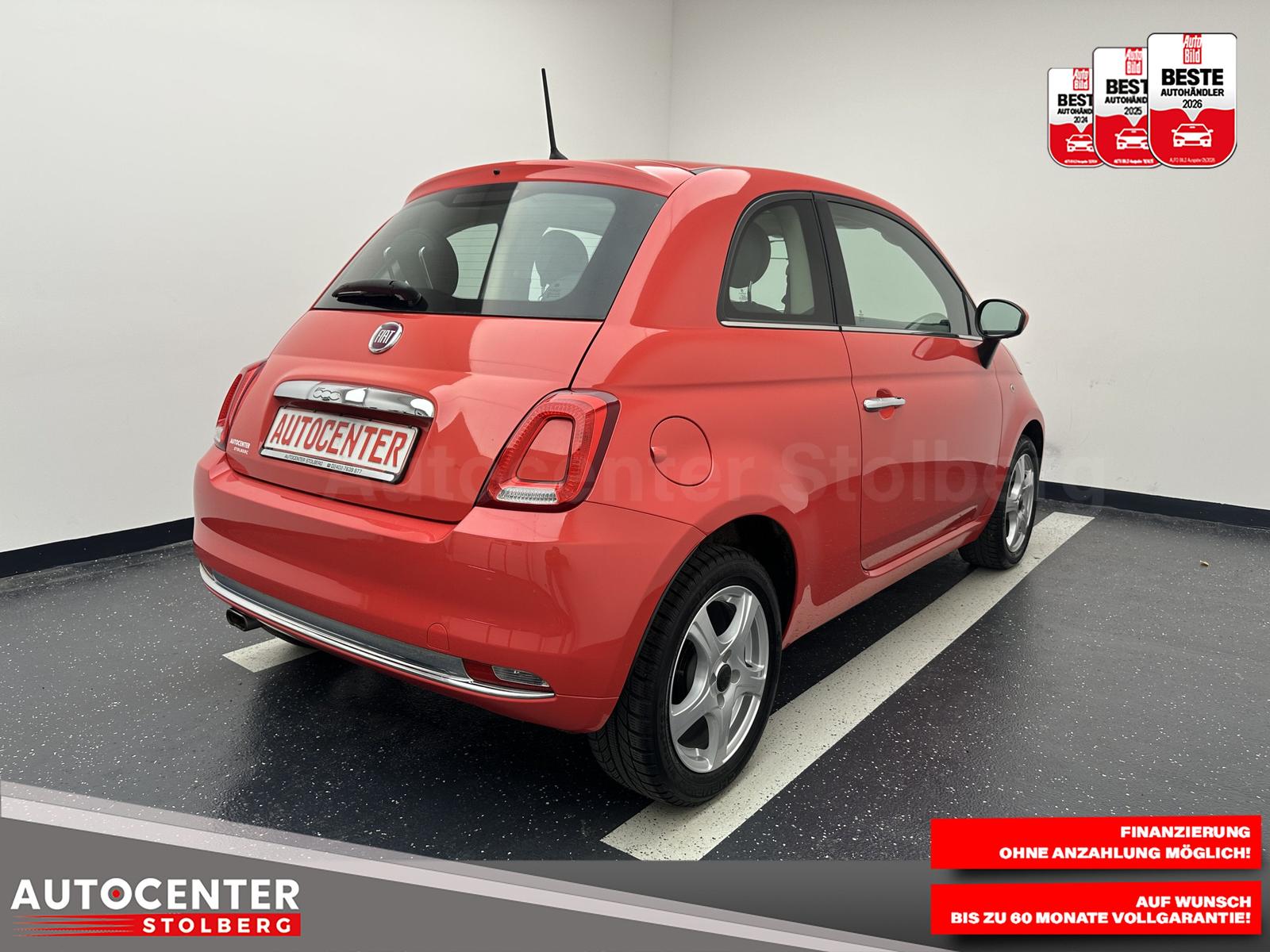 Fiat 500 Lounge "PANO-MULTI-KLIMA-ALU"