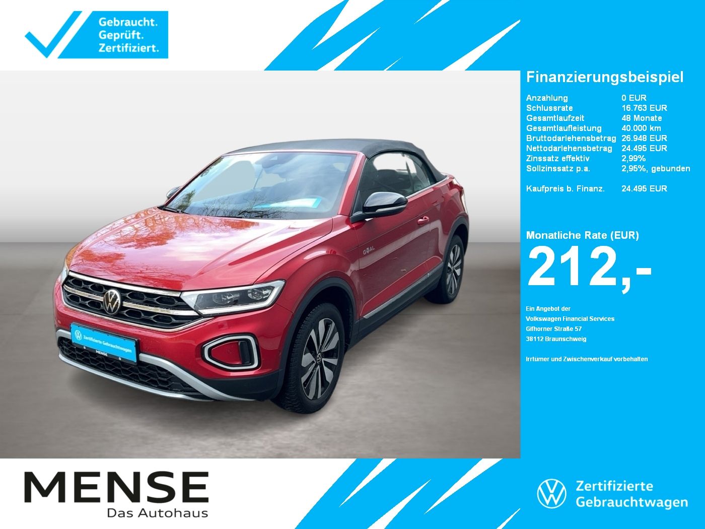 Volkswagen T-Roc Cabriolet 1.0 TSI Style Goal CarPlay|ACC