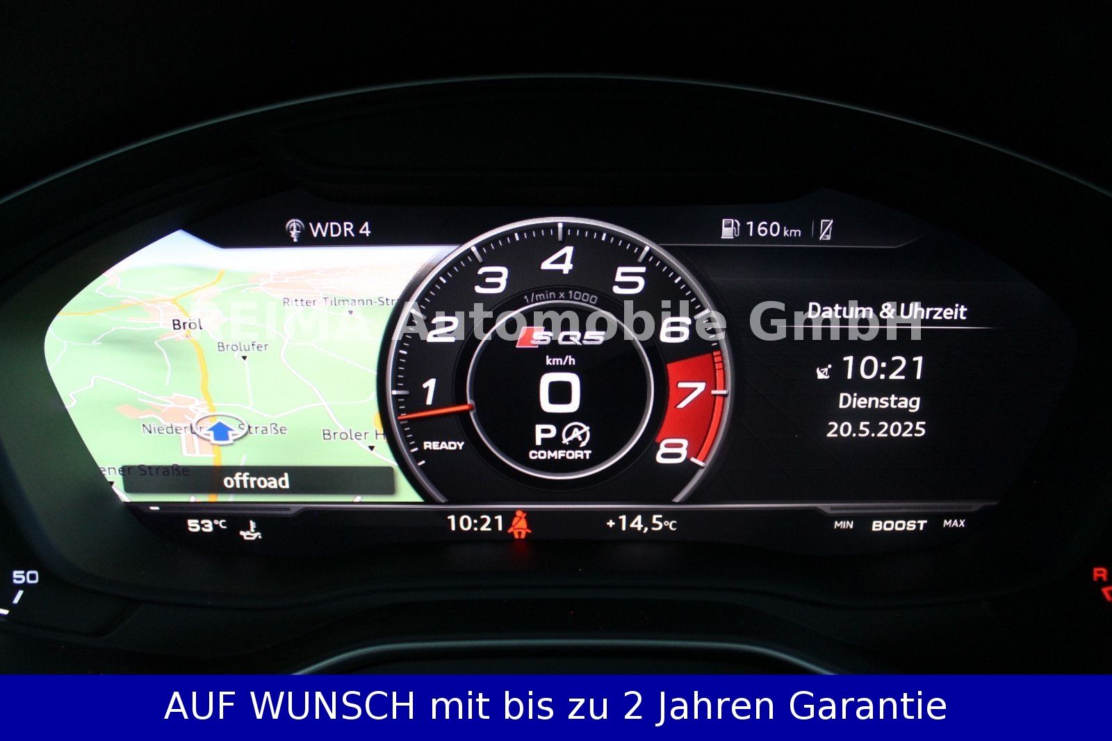 Fahrzeugabbildung Audi SQ5 3.0 TFSI quattro, Luft, Pano, HUD, 360°