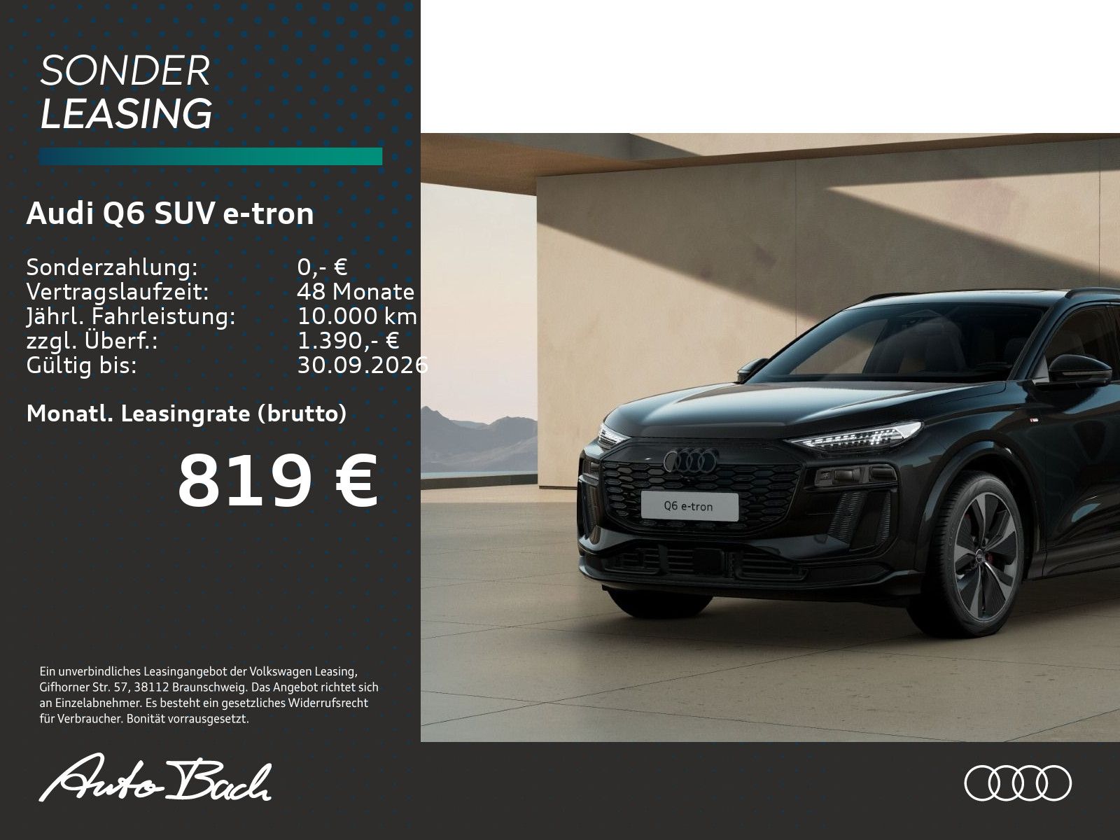 Audi Q6  SUV e-tron S line qu. Luftfwk. / HuD / Pano  imagem 2