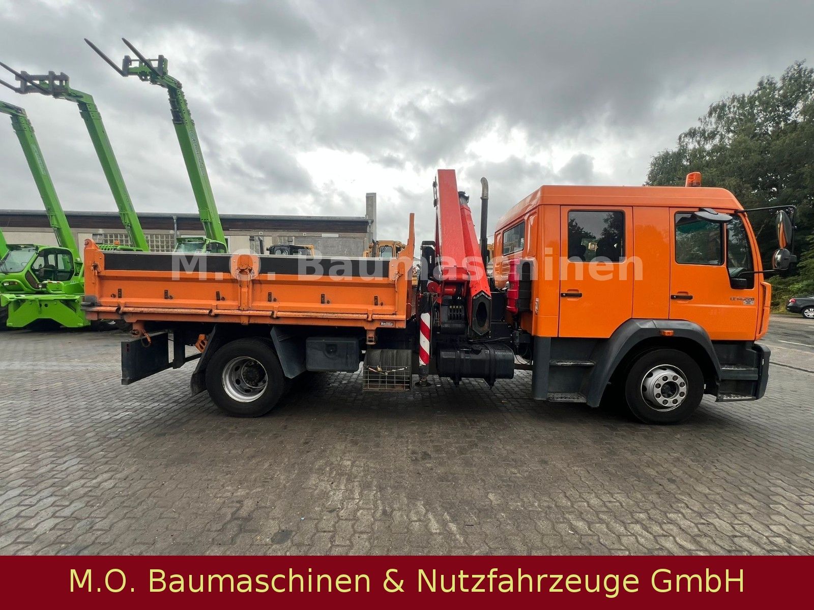 Fahrzeugabbildung MAN LE 14.220/Palfinger PK 12502/3.Seitenkipper/Doka