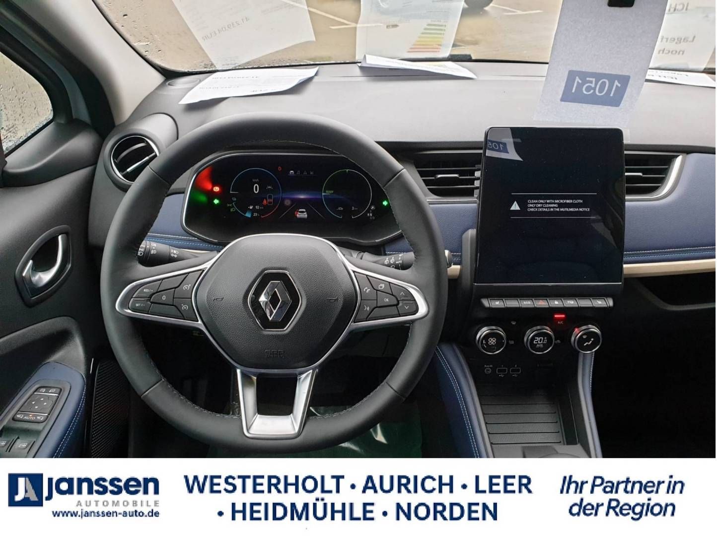 Fahrzeugabbildung Renault ZOE E-Tech 100% el. SONDERMODELL RIVIERA R135 Z.