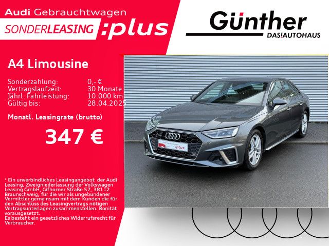 Audi A4 Limousine 45 TFSI S-LINE QUATTRO+WINTERRÄD+KA