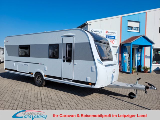 Neuseenland Caravaning Fahrzeugverkauf LMC Vivo 580D *Bugküche*Heckbad*8250€ sparen!