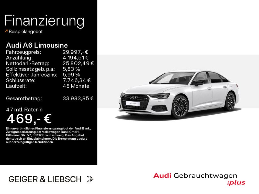 Audi A6 Limousine 50 TFSIe quattro SPORT*MATRIX*VIRTU