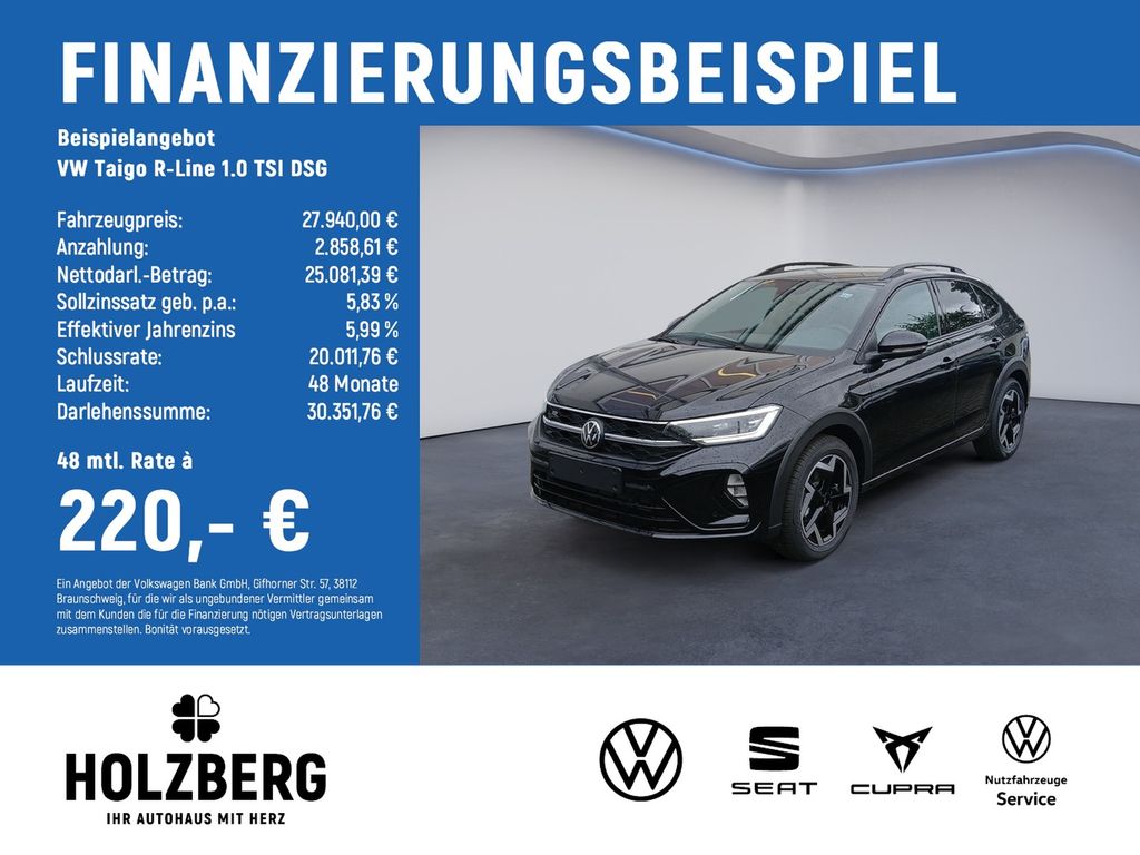 Taigo R-Line 1.0 TSI DSG GJR+AHK+ACC+KAMERA+NAVI
