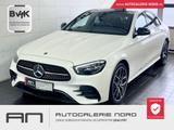 Mercedes-Benz E 300 de AMG Line+Pano+Burmester+WideScreen - Hybrid (Diesel/Elektro): Weiß, Schiebedach, Limousine