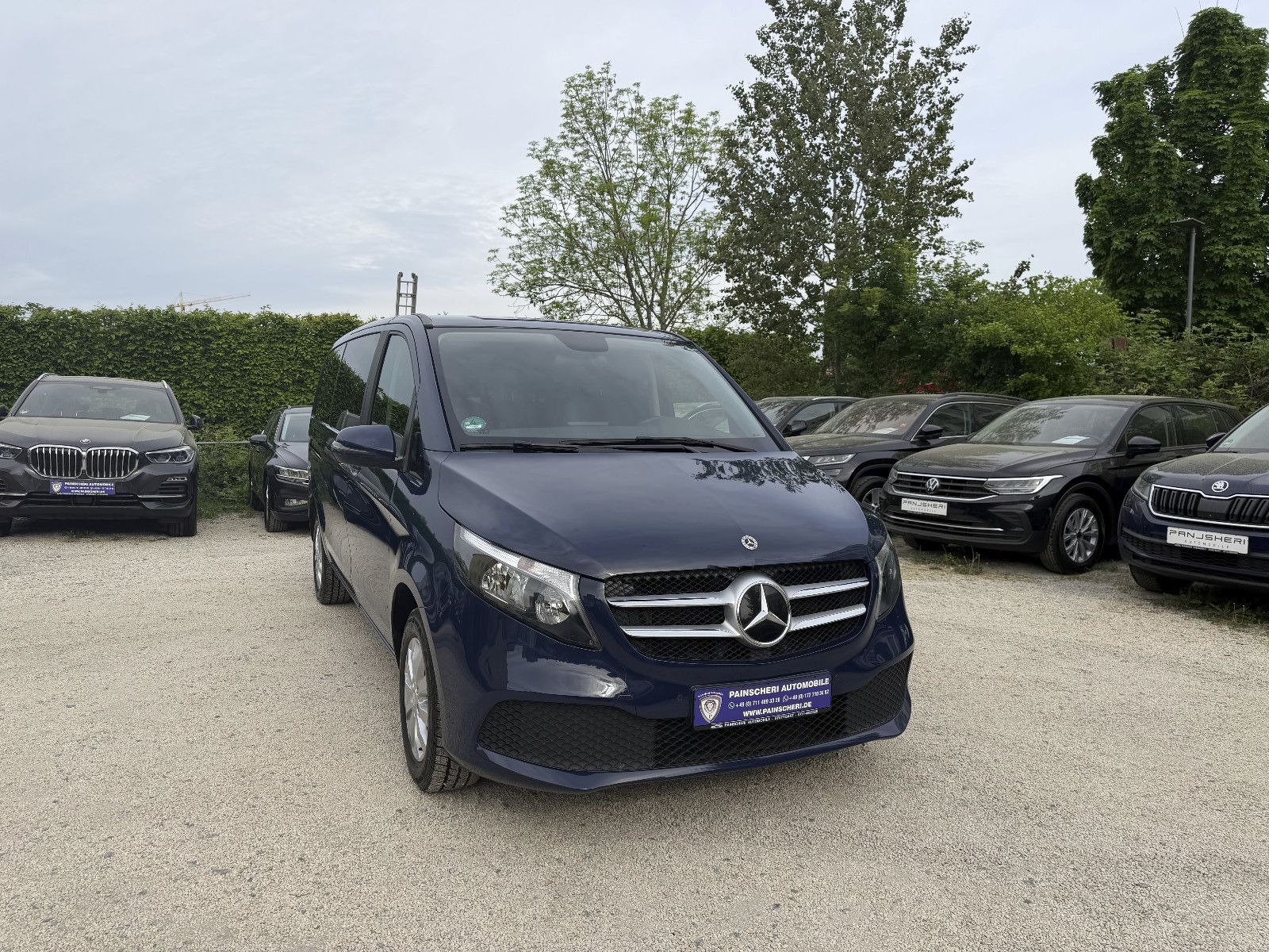 Mercedes V 220 2021, 2.0D dīzelis, Automāts, Furgons, Zils — Latvijā