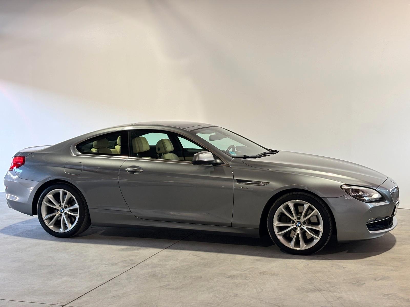 BMW 650i F13 xDrive Coupé V8 408 ch • BMW Individual • Cuir beige • Head-up • Toit pano • 19"
