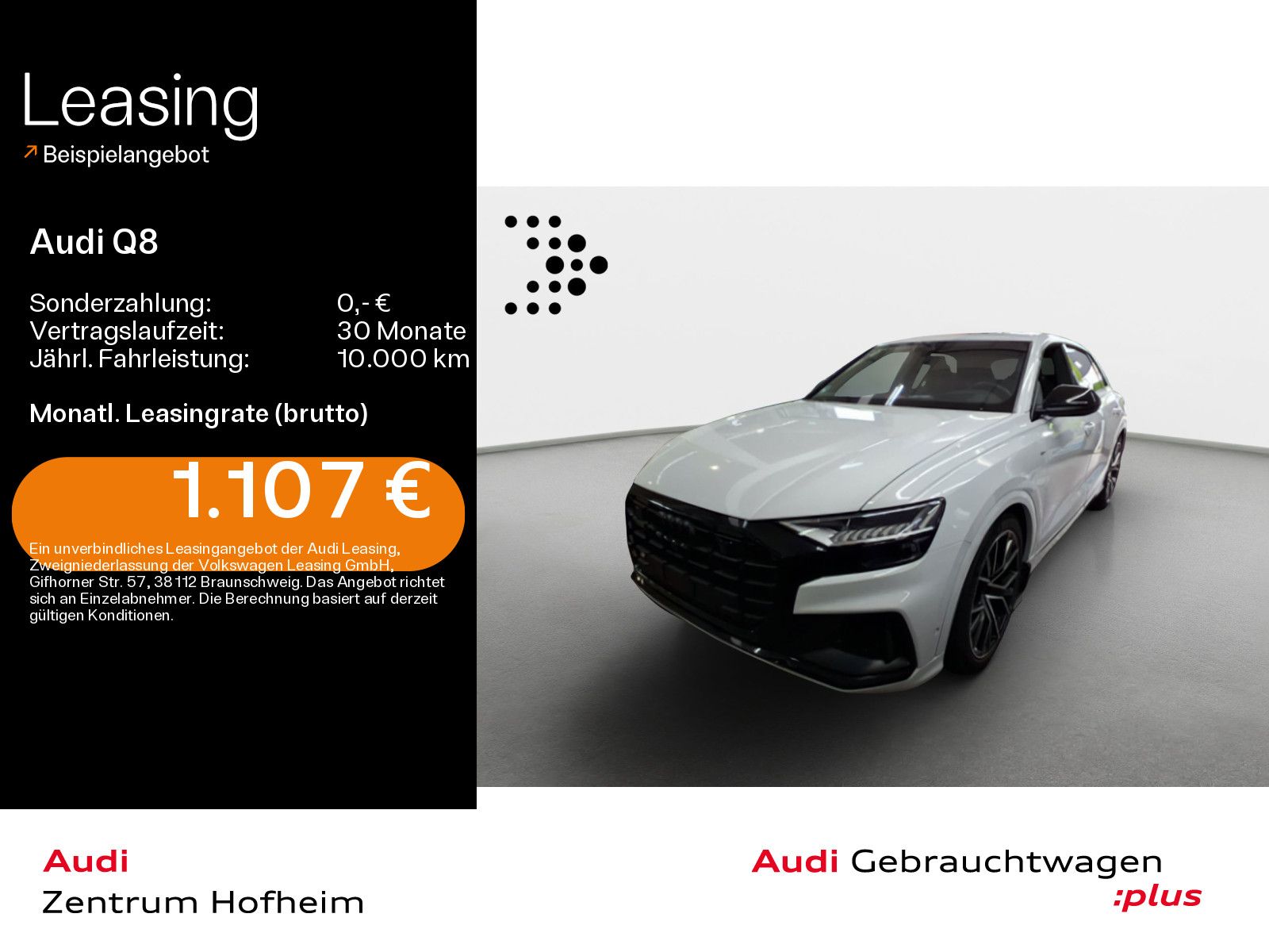 AUDI Q8 60 TFSIe qu S line tip*Air*B&amp;O*HUD*Pano*Matri