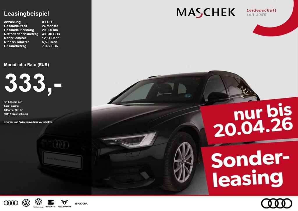 A6 Avant advanced 45 TDI bis 20.04.! AHK Pano Bl