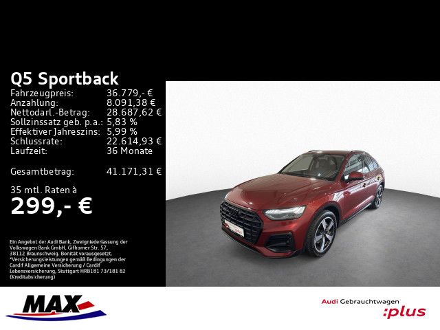 Audi Q5 Sportback 50 TDI QUATT ADVANCED MATRIX+AHK+VC foto 2